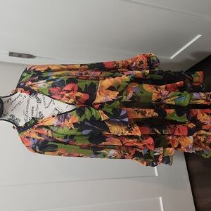 The White Lotus x Aqua Floral Ruffle Dress size XXL NWT